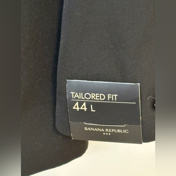 NWT Banana Republic Black Tuxedo Jacket only. Tailored Fit. 44L jacket. - Picture 2 of 9